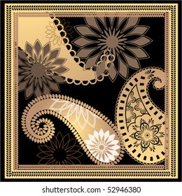paisley in frame