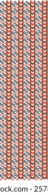 Paisley Ikat Design Pattern, Fabric Print.