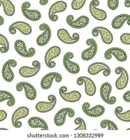 Paisley illustration pattern