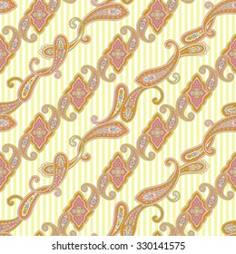 Paisley illustration pattern