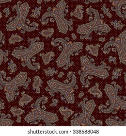 Paisley illustration pattern