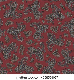 Paisley illustration pattern