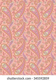 Paisley illustration pattern
