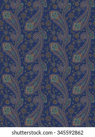 Paisley illustration pattern