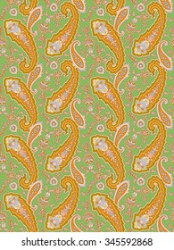 Paisley illustration pattern