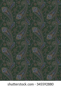 Paisley illustration pattern