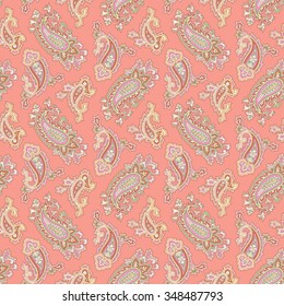 Paisley illustration pattern