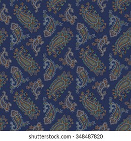 Paisley illustration pattern