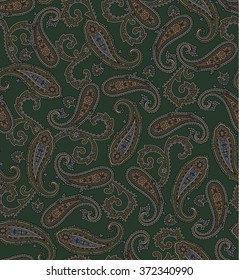 Paisley illustration pattern