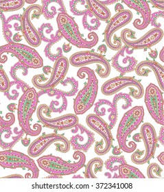 Paisley illustration pattern