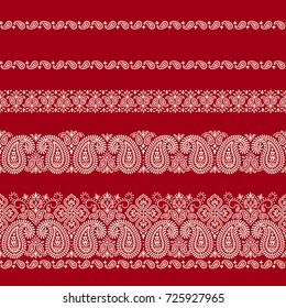 Paisley illustration pattern