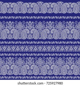 Paisley illustration pattern