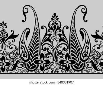Paisley Indian motif