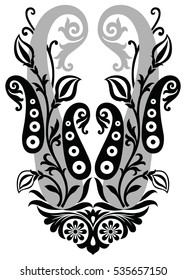 Paisley Indian motif