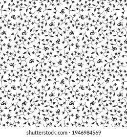 patrón de paisajes y hojas para impresión y fondo de tela, textura, uso de azulejos