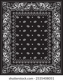 Paisley-Motivdarstellung mit Bandana-Print-Design