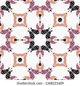 Paisley ornament. Ethnic boho seamless pattern. Ikat. Traditional ornament. Folk motif. Can be used for wallpaper, textile, invitation card, wrapping, web page background.
