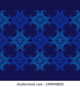 Paisley ornament. Ethnic boho seamless pattern. Ikat. Traditional ornament. Folk motif. Can be used for wallpaper, textile, invitation card, wrapping, web page background.