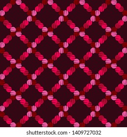 Paisley ornament. Polka dot. Ethnic boho seamless pattern. Ikat. Traditional ornament. Folk motif. Can be used for wallpaper, textile, invitation card, wrapping, web page background.