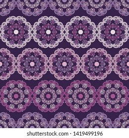 Paisley ornament. Polka dot. Ethnic boho seamless pattern. Ikat. Traditional ornament. Folk motif. Can be used for wallpaper, textile, invitation card, wrapping, web page background.