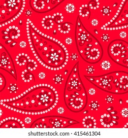 Paisley ornament. Seamless pattern.