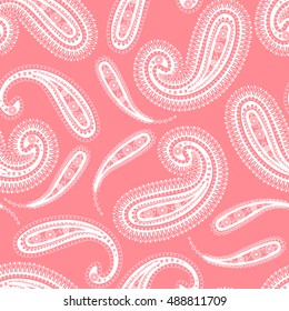 Paisley ornament ,  seamless pattern, vector image
