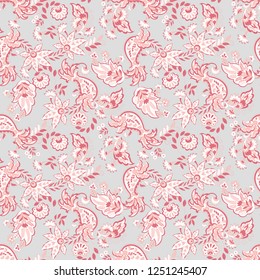 Paisley Ornamental seamless pattern.