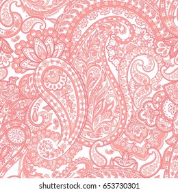 Paisley Ornamental seamless pattern.