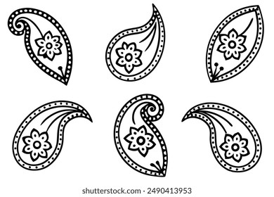 Paisley Passion Pattern Line Art Creations