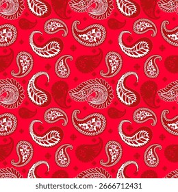 Paisley pattern, paisley background for scarf, printing, packing etc.