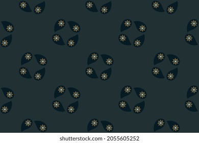Paisley pattern cute small abstract drop shapes motif common geometric continuous background. Modern ditsy floral fabric design textile swatch ladies dress, men's scarf, shirt all over block print.