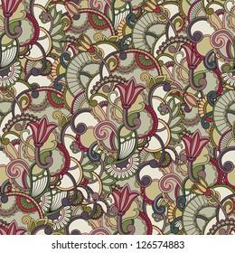 Paisley pattern. Ethnic seamless pattern