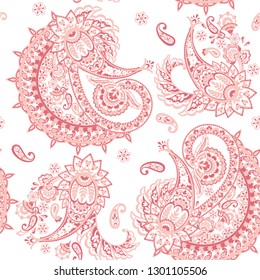 Paisley pattern, great design for any purposes. Seamless background 