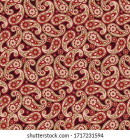 Paisley pattern, great design for any purposes. Seamless background