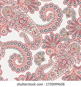 Paisley pattern, great design for any purposes. Seamless background 
