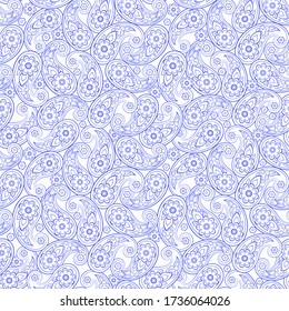 Paisley pattern, great design for any purposes. Seamless background