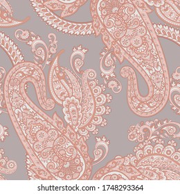 Paisley pattern, great design for any purposes. Seamless background 