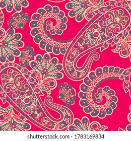 Paisley pattern, great design for any purposes. Seamless background 
