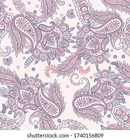 Paisley pattern, great vector design for any purposes. Seamless background 