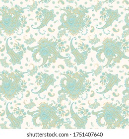 Paisley pattern, great vector design for any purposes. Seamless background