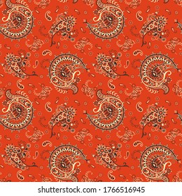 Paisley pattern, great vector design for any purposes. Seamless background