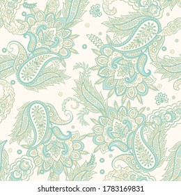 Patrón paisley, gran diseño vectorial para cualquier propósito. Fondo transparente 