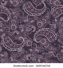 Paisley pattern, great vector design for any purposes. Seamless background