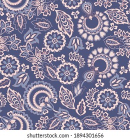 Paisley pattern, great vector design for any purposes. Seamless background