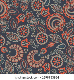 Patrón paisley, gran diseño vectorial para cualquier propósito. Fondo transparente