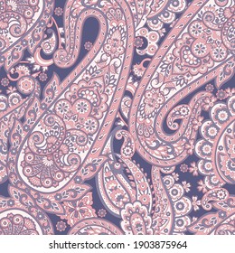 Paisley pattern, great vector design for any purposes. Seamless background 