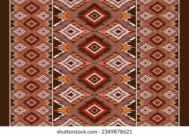 Patrón Paisley, patrón Ikat, chevron Ikat, textil sin foco, nativo americano, elemento Vector, Vector abstracto, Batik, bordado de tela, patrón étnico, Ogeo, etnia geométrica, impresión de fondo.