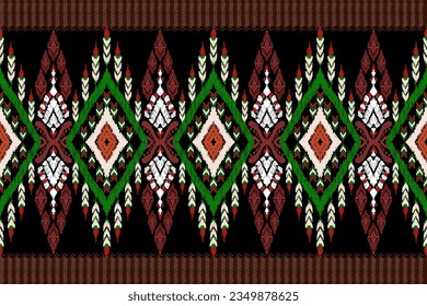 Paisley pattern, Ikat pattern, Ikat chevron, Seamless textile, native american, Vector element, Abstract Vector, Batik, fabric embroidery, Ethnic pattern, Ogee, Geometric ethnic, Background printing.