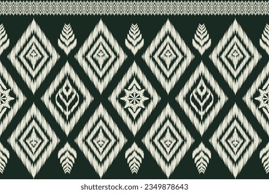 Patrón Paisley, patrón Ikat, chevron Ikat, textil sin foco, nativo americano, elemento Vector, Vector abstracto, Batik, bordado de tela, patrón étnico, Ogeo, etnia geométrica, impresión de fondo.