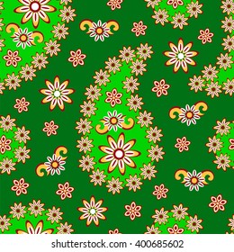 Paisley pattern. Indian cucumber. Oriental decorative ornament
